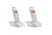 MOTOROLA S1202 Telefono DECT DUO Blanco