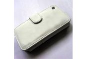 Funda para Iphone 3G con clip color blanco