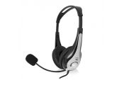 EWENT EW3562 Auriculares + Micrfono Streo negro