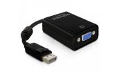 Delock Adapt. Displayport  Macho/VGA Hembra Negro