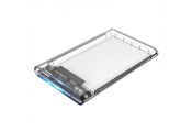 CoolBox Caja HDD 2.5" SCT-2533 USB3.0 Transparente