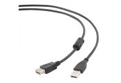 Gembird Cable USB 2.0  A/M-A/H 1,8 Mts Ngr Ferr