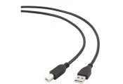 Gembird Cable USB 2.0 Tipo A/M-B/M 1.8 Mts Negro