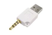 Adaptador Usb para Apple Ipod Shuffle 2, color blanco