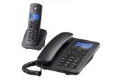 MOTOROLA C4201 Telefono Combo Fijo + DECT Negro