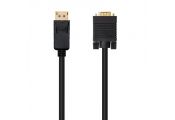 Nanocable Cable Conversor DP a VGA negro, 2 M