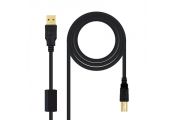 Nanocable Cable USB 2.0 Impresora Ferrita  2.0 M