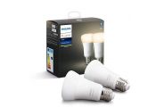 Philips Hue White Pack de 2 bombillas LED inteligentes E27 9,5 W Luz blanca clida