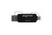 approx APPC33 Adaptador microSD/SD/MMC a USB/micro