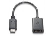 Nanocable Cable USB 2.0 3A, USB-C/M-A/F, 15cm