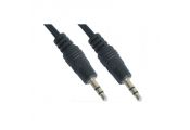 Nanocable Cable Audio, Jack 3.5/M-M, negro, 5 M