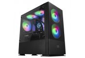 Mars Gaming Caja MCZ PREMIUM M-ATX 2X FRGB Negra