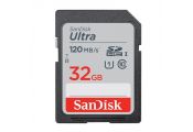 SanDisk Ultra 32GB SDHC Memory Card 120MB/s