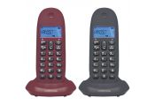 MOTOROLA C1002 LB+ Telefono DECT DUO Gris-Granate