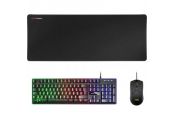 Mars Gaming Combo MCPX GAMING 3IN1 RGB Negro