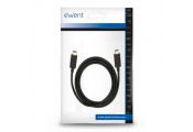 Ewent Cable USB-C Carga Rpida 60W 10Gbps,4K 1m