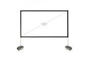 iggual Pantalla exterior portable 100" 221x124 cm