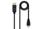 Nanocable Cable Conversor DP a HDMI 1 M Negro