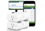 Emporia Smart Plug Modificado para 230V-250V, Energy Monitoring, 15A Max / 10A, WiFi Smart Outlet, Emporia App, Alexa, Google
