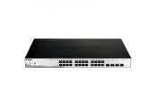 D-Link DGS-1210-28MP/E Switch 24xGb PoE+ 4xSFP Com