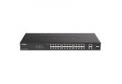 D-Link DGS-1100-26MPV2/E Switch 24xPoE+ 2xSFP Comb