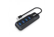 iggual Hub tipo C x 4 puertos USB 3.1 CARBON