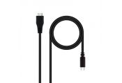 Nanocable Cable USB 3.0, USB-C/M-Micro B/M 1 m