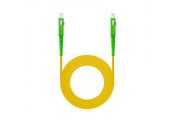 Nanocable Cable fibra SC/APC LSZH Amarillo 1m