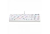 iggual Teclado gaming mecnico PEARL RGB blanco