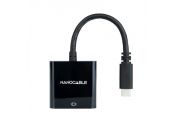 Nanocable Conversor USB-C/M a HDMI/H Negro 15cm