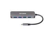 D-Link DUB-2340 USB-C 4xUSB 3.0 Hub PD