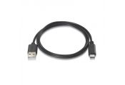 Aisens Cable USB 2.0 3A USB-C/M-A/M negro 1.0m