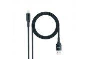 Nanocable Cable Lightining-USB A/M, Negro, 1 M