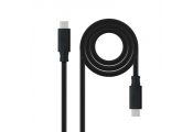 Nanocable Cable USB 3.1GEN2 5A USB-C/M-M 1,5 M