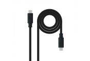 Nanocable Cable USB 3.1GEN2 5A USB-C/M-USB-C/M 2 M