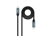 Nanocable Cable USB 3.2 GEN2x2 100W 4K USB-C 2 M