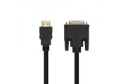 Aisens Cable DVI 18+1/M a HDMI A/M negro 1.8m