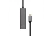 Aisens Hub USB 3.1 USB-C/M-4xTipo A/H gris, 15cm