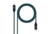 Nanocable Cable USB 3.2 Gen2x2 100W 4K USB-C 1m