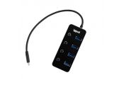 iggual Hub tipo C x 4 puertos USB 3.1 4BUTTONS