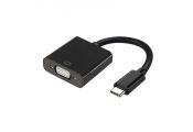 Aisens Conversor USB-C/M a VGA HDB15/H Negro 15Cm