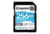 Kingston Canvas Go! Plus SD 256GB class 10 U3 V30