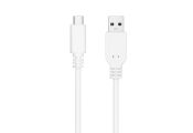 Nanocable Cable USB 3.1 Gen2 USB-C/A 0,5 M Blanco