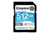 Kingston Canvas Go! Plus SD 512GB class 10 U3 V30