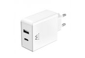 EWENT CARGADOR RPIDO USB-C Y USB-A / GAN / 45W