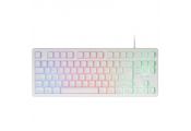 Mars Gaming Teclado MK023 TKL FRGB Blanco