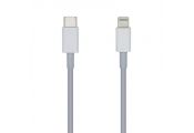 Aisens Cable Lightning-M a USB-C 2.0-M blanco 2.0m