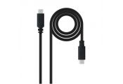 Nanocable Cable USB2.0 3A USB-C/M-USB-C/M 1.5 M