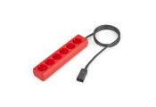 Salicru Cable salida rojo c14/6-SCHUC-2m