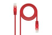 Nanocable Latiguillo RJ45 CAT.6 UTP Rojo, 3.0 M